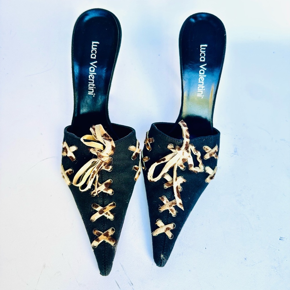 Black and Tan Heels